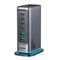 Joyroom JR-TCM02 Multiport GaN Charger 65W EU 4x USB-C 2x USB-A - Dark Gray | Techbox