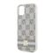 DKNY IML Checkered Mono Pattern &amp; Printed Stripes MagSafe case for iPhone 11 / Xr - beige - Uncategorized Cases (2) - Cases - Techbox