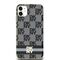 DKNY IML Checkered Mono Pattern &amp; Printed Stripes MagSafe Case for iPhone 11 / Xr - Black - Uncategorized Cases (2) - Cases - Techbox