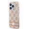 DKNY IML Checkered Mono Pattern &amp; Printed Stripes MagSafe case for iPhone 13 Pro / 13 - pink | Techbox