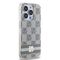 DKNY IML Checkered Mono Pattern &amp; Printed Stripes MagSafe case for iPhone 13 Pro Max - beige | Techbox