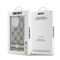 DKNY IML Checkered Mono Pattern &amp; Printed Stripes MagSafe case for iPhone 14 Pro - beige