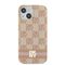 DKNY IML Checkered Mono Pattern &amp; Printed Stripes MagSafe case for iPhone 15 / 14 / 13 - pink | Techbox