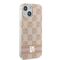 DKNY IML Checkered Mono Pattern &amp; Printed Stripes MagSafe case for iPhone 15 / 14 / 13 - pink | Techbox