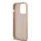 DKNY Leather Checkered Mono Pattern &amp; Printed Stripes case for iPhone 14 Pro - pink | Techbox