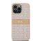 DKNY Leather Mono Stripe &amp; Metal Logo case for iPhone 14 Pro Max - pink | Techbox