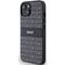 DKNY Leather Mono Stripe &amp; Metal Logo Case for iPhone 15 Plus / 14 Plus - Black - Apple Cases - Cases - Techbox