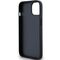 DKNY Leather Mono Stripe &amp; Metal Logo Case for iPhone 15 Plus / 14 Plus - Black - Apple Cases - Cases - Techbox