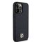 DKNY Leather Monogram Pattern Metal Logo MagSafe Case for iPhone 14 Pro Max - Black | Techbox