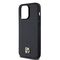 DKNY Leather Monogram Pattern Metal Logo MagSafe Case for iPhone 14 Pro Max - Black | Techbox