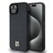 DKNY Leather Pattern Metal Logo MagSafe Case for iPhone 15/14/13 - Black | Techbox