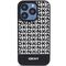 DKNY Leather Printed Pattern Metal Logo MagSafe Case for iPhone 15 Pro - Black | Techbox