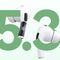 Dudao U19 in-ear TWS wireless Bluetooth 5.3 headphones with LED display - white | Techbox