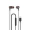 Dudao X1PROT in-ear wired USB-C headphones 1.2 m - black - Headsets - Speakers & Headphones - Techbox
