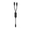 Acefast C5 USB-C - USB-C / USB-C 2in1 100W 480Mb/s cable - black - Cables & Adapters - Cables & Accessories - Techbox
