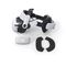 BoboVR M3 Pro strain relief strap for Meta Quest 3 VR goggles + BoboVR B2 battery - white and black