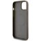 DKNY Leather Pattern Metal Logo MagSafe case for iPhone 15 / 14 / 13 - brown | Techbox