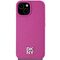 DKNY Leather Pattern Metal Logo MagSafe case for iPhone 15 / 14 / 13 - pink | Techbox