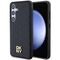 DKNY Leather Pattern Metal Logo MagSafe case for Samsung Galaxy S24 - black - Samsung Cases - Cases - Techbox