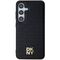 DKNY Leather Pattern Metal Logo MagSafe case for Samsung Galaxy S24 - black - Samsung Cases - Cases - Techbox