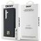 DKNY Leather Pattern Metal Logo MagSafe case for Samsung Galaxy S24 - black - Samsung Cases - Cases - Techbox