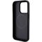 DKNY Leather Printed Pattern Metal Logo MagSafe Case for iPhone 15 Pro Max - Black | Techbox