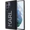 Karl Lagerfeld 3D Rubber Glitter Logo case for Samsung Galaxy S24 Ultra - black | Techbox