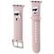 Karl Lagerfeld 3D Rubber Karl&amp;Choupette Heads strap for Apple Watch 42/44/45/49mm - pink | Techbox