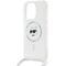 Karl Lagerfeld IML Choupette Head &amp; Cord MagSafe case for iPhone 15 Pro - transparent | Techbox
