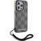 Karl Lagerfeld IML Mono KL Pattern &amp; Cord case for iPhone 15 Pro Max - black - Apple Cases - Cases - Techbox