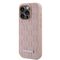 Karl Lagerfeld Leather Monogram Metal Logo case for iPhone 15 Pro Max - pink | Techbox