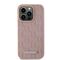 Karl Lagerfeld Leather Monogram Metal Logo case for iPhone 15 Pro Max - pink | Techbox