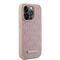 Karl Lagerfeld Leather Monogram Metal Logo case for iPhone 15 Pro Max - pink | Techbox