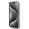 Karl Lagerfeld Leather Monogram Metal Logo case for iPhone 15 Pro Max - pink | Techbox