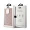 Karl Lagerfeld Leather Monogram Metal Logo case for iPhone 15 Pro Max - pink | Techbox