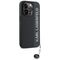 Karl Lagerfeld Saffiano Rhinestones &amp; Charm case for iPhone 15 Pro - black | Techbox