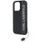 Karl Lagerfeld Saffiano Rhinestones &amp; Charm case for iPhone 15 Pro - black | Techbox