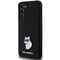 Karl Lagerfeld Silicone Choupette Metal Pin case for Samsung Galaxy S24+ - black - Samsung Cases - Cases - Techbox