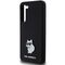 Karl Lagerfeld Silicone Choupette Metal Pin case for Samsung Galaxy S24+ - black - Samsung Cases - Cases - Techbox
