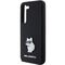 Karl Lagerfeld Silicone Choupette Metal Pin case for Samsung Galaxy S24 - black - Samsung Cases - Cases - Techbox