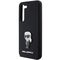 Karl Lagerfeld Silicone Ikonik Metal Pin case for Samsung Galaxy S24+ - black | Techbox
