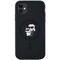 Karl Lagerfeld Silicone Karl&amp;Choupette MagSafe case for iPhone 11 / Xr - black | Techbox