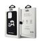 Karl Lagerfeld Silicone Karl&amp;Choupette MagSafe case for iPhone 15 Pro Max - black | Techbox