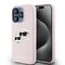 Karl Lagerfeld Silicone Karl&amp;Choupette MagSafe case for iPhone 15 Pro Max - pink - Apple Cases - Cases - Techbox