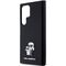 Karl Lagerfeld Silicone Karl&amp;Choupette Metal Pin case for Samsung Galaxy S24 Ultra - black | Techbox