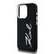 Karl Lagerfeld Silicone Metal Script Logo case for iPhone 15 Pro - black - Apple Cases - Cases - Techbox