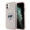 Karl Lagerfeld IML Choupette Head &amp; Monogram case for iPhone 11 / Xr - pink - Uncategorized Cases (2) - Cases - Techbox