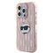 Karl Lagerfeld IML Choupette Head &amp; Monogram case for iPhone 15 Pro - pink | Techbox