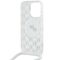 Karl Lagerfeld IML Crossbody Monogram Karl &amp; Choupette Head MagSafe Case for iPhone 15 Pro - Transparent | Techbox