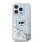 Karl Lagerfeld Liquid Glitter Choupette Head MagSafe case for iPhone 14 Pro - transparent | Techbox